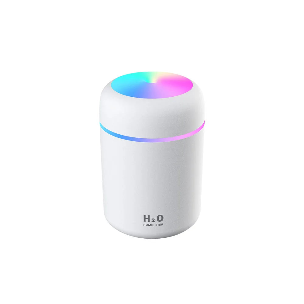 Mini LED Humidifier & Aromatherapy Diffuser | 300ml Cool Mist