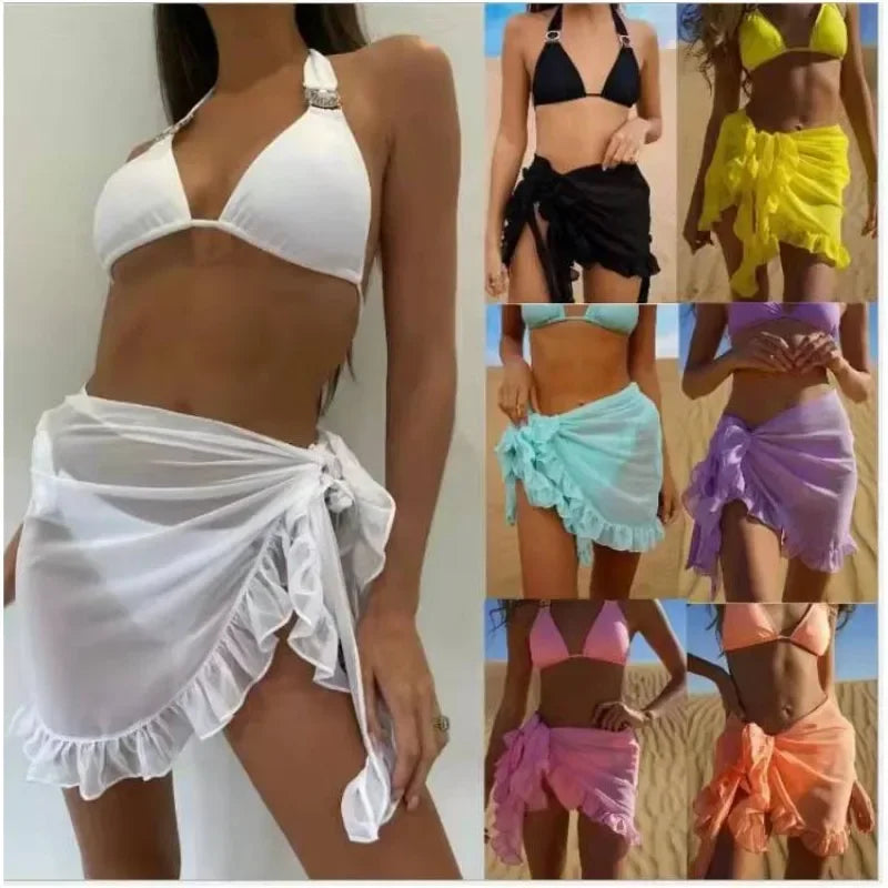 Beachwear Wraps Bikini Cover Ups Tassel Dress