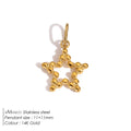 Gold Sun & Star Charm Jewelry Set