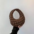 Quilted Cloud Mini Shoulder Bag | Chic Puffy Handbag for Women
