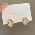 Vintage Pearl Stud Earrings | Elegant Irregular Statement Jewelry