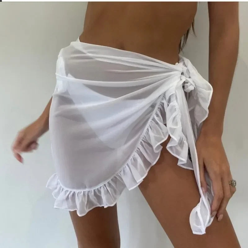 Beachwear Wraps Bikini Cover Ups Tassel Dress